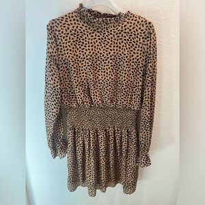 She + Sky Leopard Print Dress
